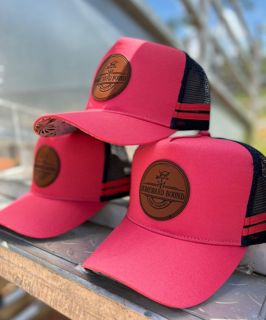 Gulf Country Trucker Cap - Western Pink Ponytail